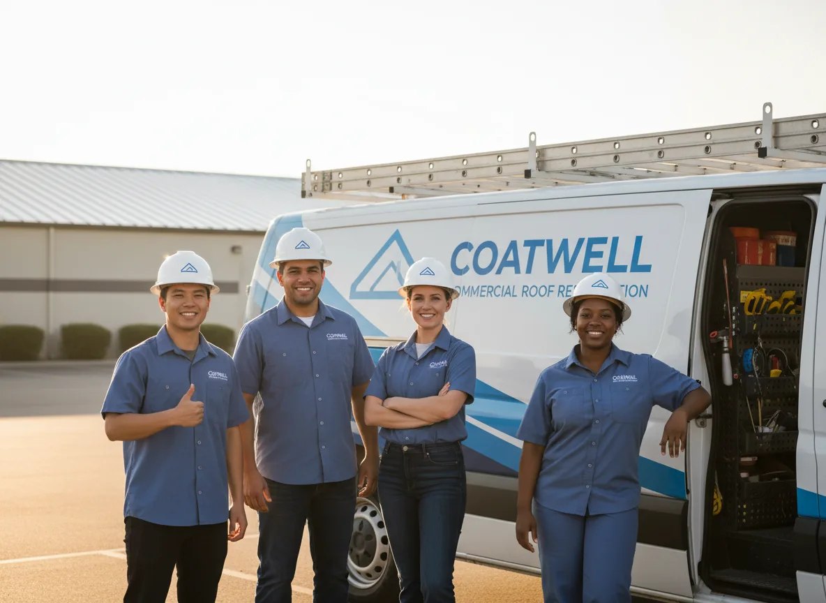 Commercial roof coating company in Channing, TX